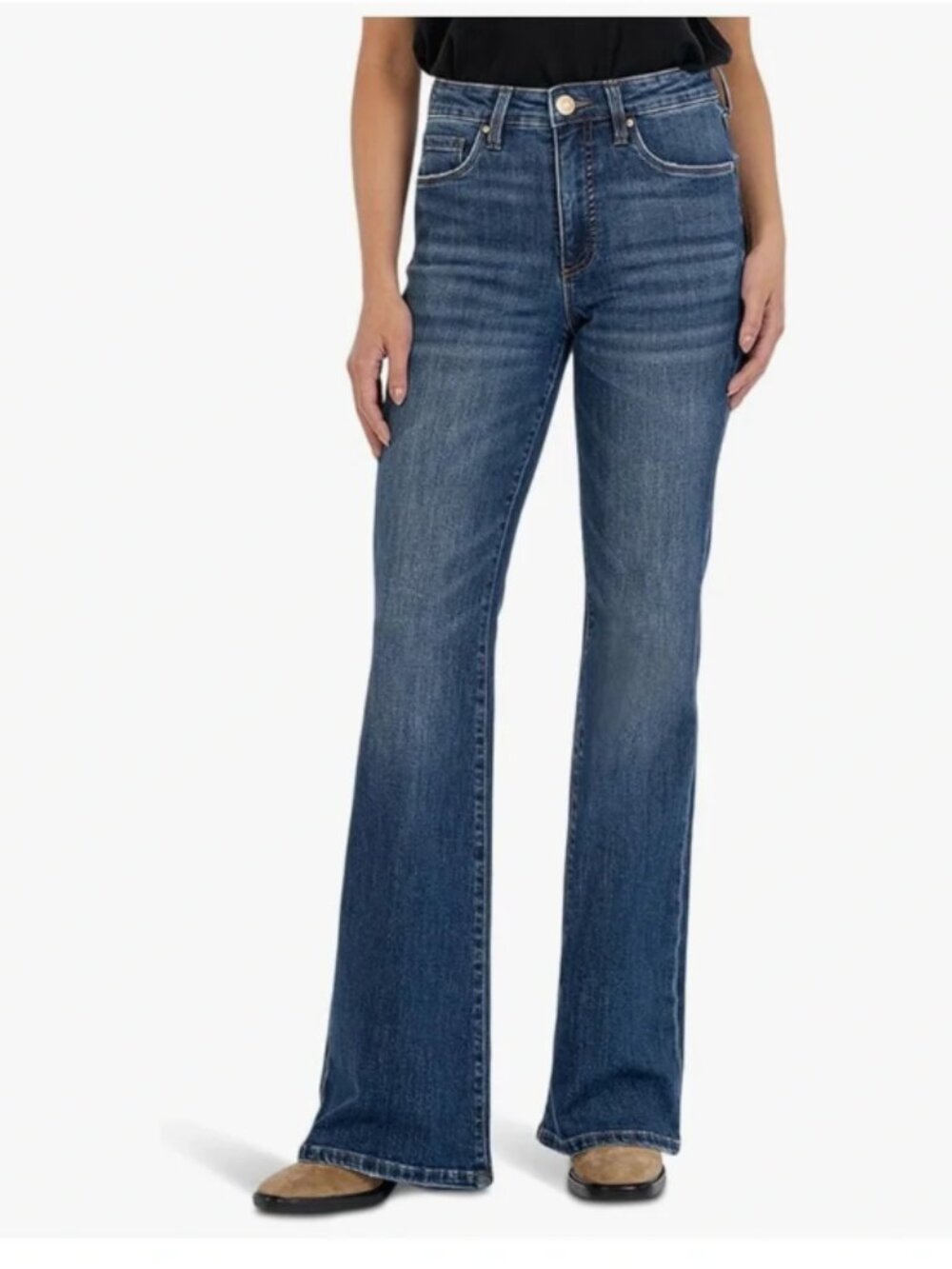 KUT FROM THE KLOTH ANA FAB AB HIGH RISE FLARE - Size 14